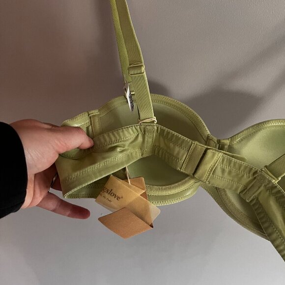 WingsLove Bra Light Green 36A Underwire, Padded, Removable Straps NWT - Picture 8 of 8